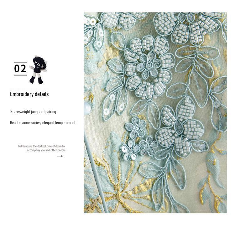 2025 Spring Women's Chinese Style Sequin Jacket - SY2706