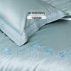 FUANNA 120s Long-Staple Cotton Sateen 4-Piece Bedding Set