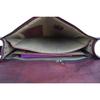 18 In Goat Leather Messenger Bag Office School Laptop Satchel Shoulder Bags