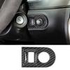 Acabamento da Moldura da Tampa do Botão do Interruptor do Farol de Carbono Compatível com Chevrolet Camaro 2010-2015