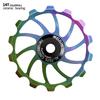 Lishi 14T Aluminum Ceramic Bicycle Rear Derailleur Pulley