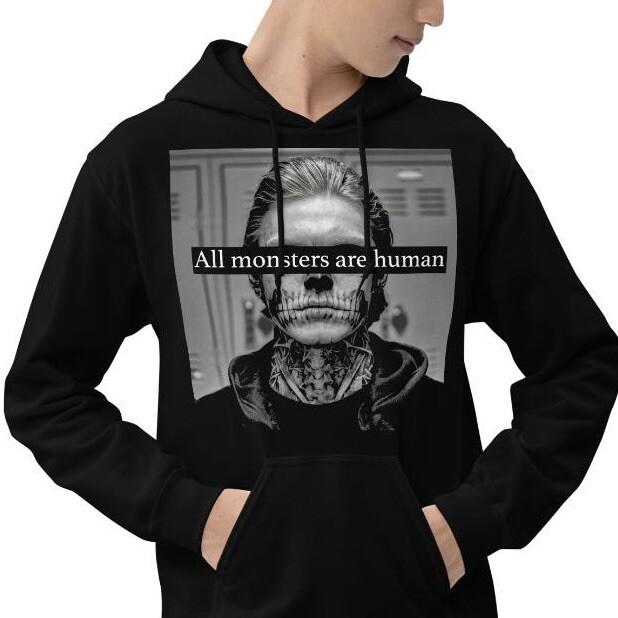 

Хоррор Лицо Черепа Все Монстры Люди Готика Готический Унисекс Худи M
