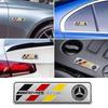 1Pcs 3D Metal Stickers Car Body Trunk Decal For Mercedes Benz AMG W177 176 W117 W116 W247 X156 W213 W205 W222 W223 W204 X253 o2