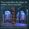 MiniCity DIY BookNook Kit Dollhouse Kit Miniature House Kit BookNook Suitable for and Birthday Collectible with LED Lights - - - - Beginners,