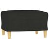 Vidaxl 4-Cz. Relaxation Set With Cushions, Black, Fabric