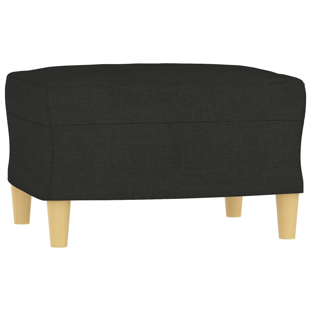 Vidaxl 4-Cz. Relaxation Set With Cushions, Black, Fabric