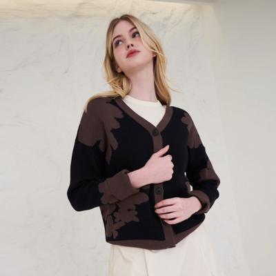 Lipbbam Organic Cotton Jacquard Cardigan Hk Lcs501 Bkbr 01