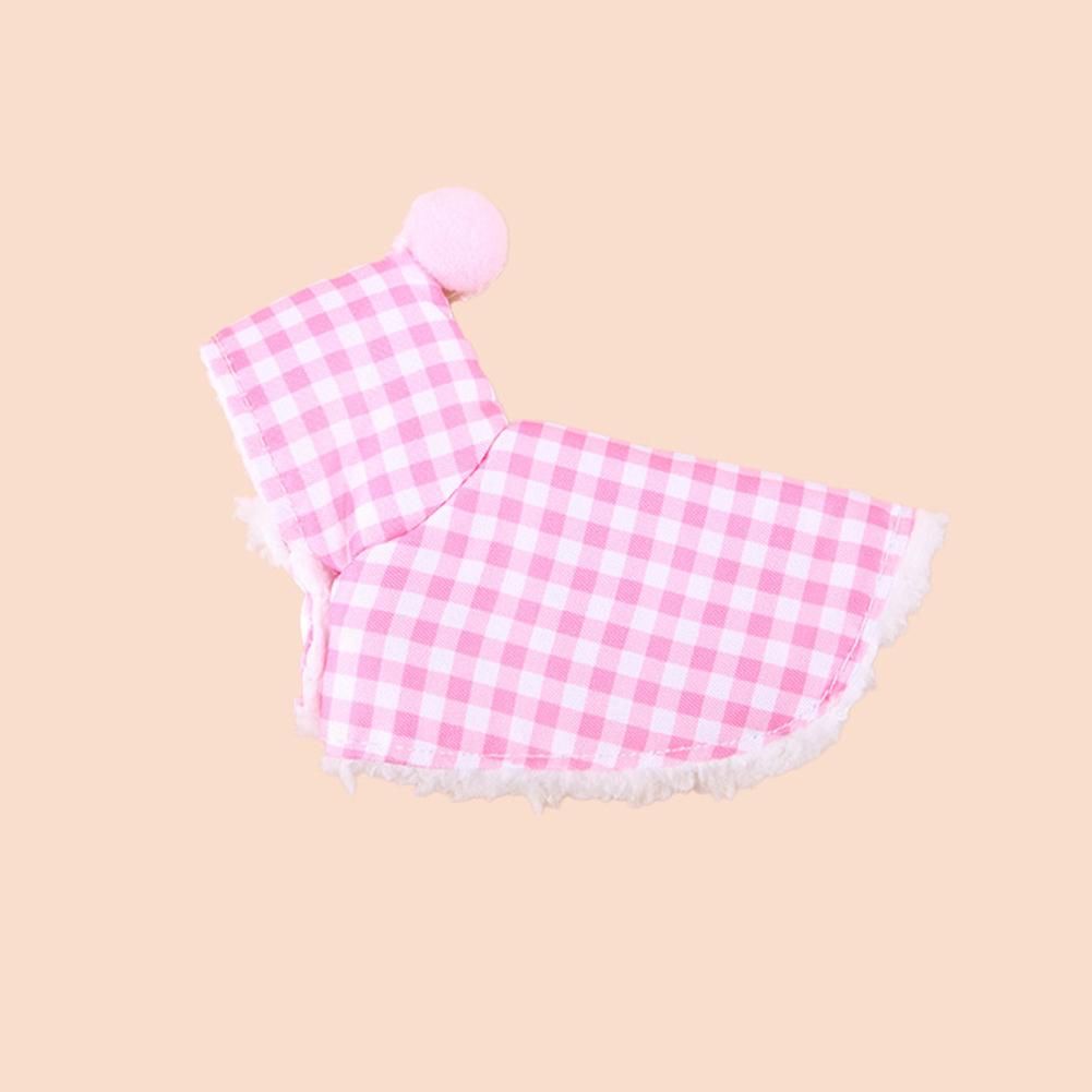 

Тепла накидка-плащ для птаха Зберігає тепло Вийти на вулицю Костюм Птах Папуга Плащ Потовщений Барвистий Одяг для птахів Мис S рожевий