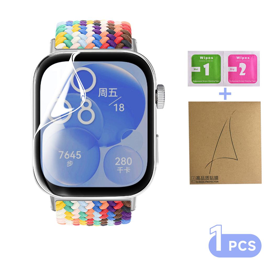 1/2/3/4/5PCS Screen Protector for Huawei Watch Fit 3 Soft TPU Hydrogel Film Huawei Fit3 Anti Scratch Smartwatch Accessories Film