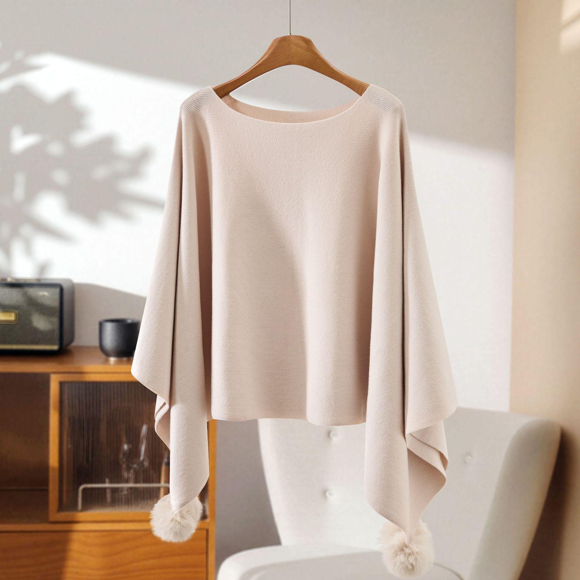 

Корейская элегантная классическая вязаная накидка - женская декоративная осенне-зимняя новинка, теплая модная шаль для свадебного вечернего платья