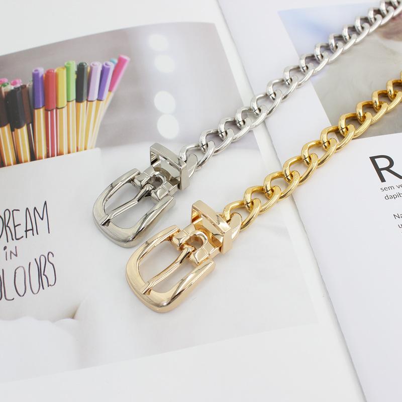 Hollow Metal Belt Men'S And Women'S Hip Hop With Suit Dress Decorative Waist Chain