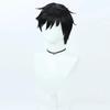 Valorant Yoru Cosplay Wig Short Straight Black M-Like Bangs Anime Comic Con