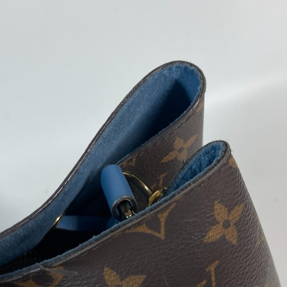 Louis Vuitton M43569 Monogram Neonoe Bucket type Shoulder Bag Brown x blue