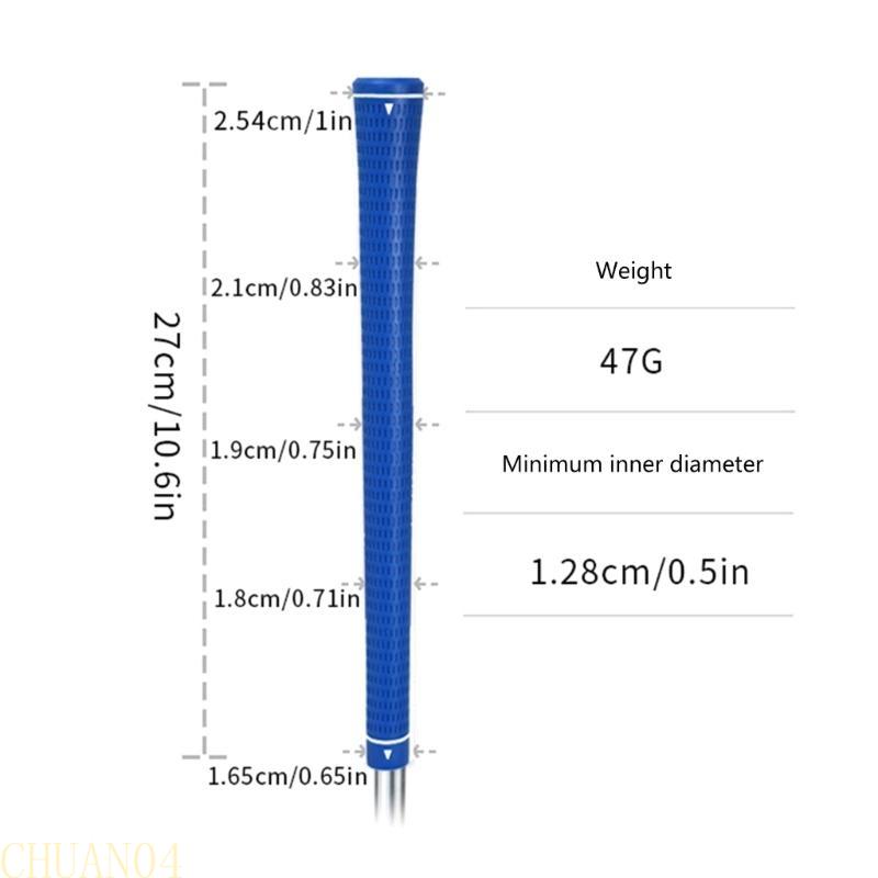 A1A2 10Pcs Rubber Golf Putter Handle Non-Slip Putter Grip Anti-Slip Golf Clubs Grips