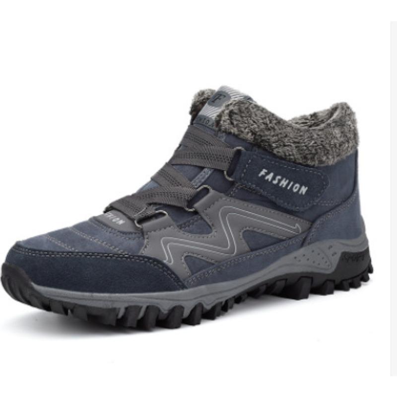 Winter Walking Shoes with Velvet Warmth Outdoor Shoes Women's Shoes Thickened Elderly Sports Shoes Cotton Shoes Men and Women