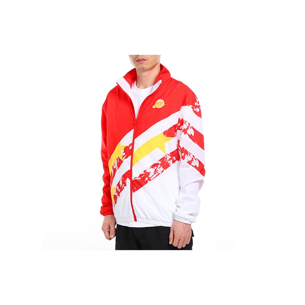 Nike Throwback Basketball Sports Long Sleeve Jacket Men Tops Amarillo-Yellow CK6622-658