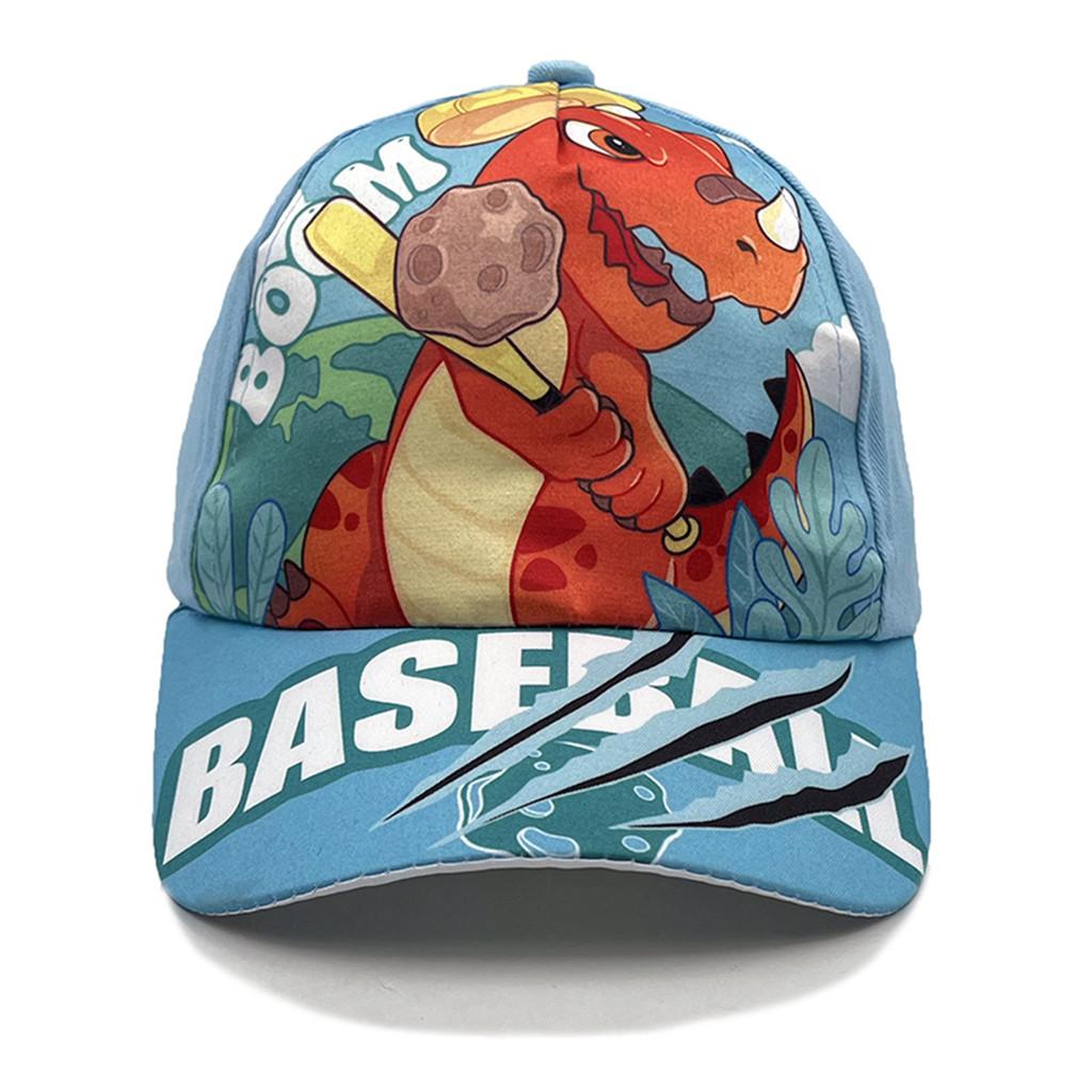 Dinosaur Cartoon Kids Baseball Cap With Sun Protection For Summer Play And Outdoor Activities