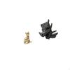 Cat Statue Decorative Figurine Animal Sculpture Art Craft Ornament Fireplace Bookend Book Support