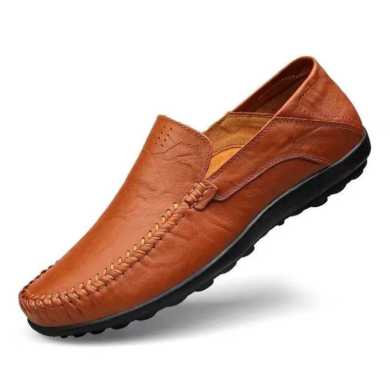 Fashion Plus Big Size Mesh Lightweight Man Casual Shoe Plain Designer 45 Elegant Luxury Sale Low Price Retro On Pu Leather Shoes for Men