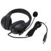 USB Headset with Mic Gooseneck Microphone Rod Noise Reduction Students Listening and Speaking Exam H