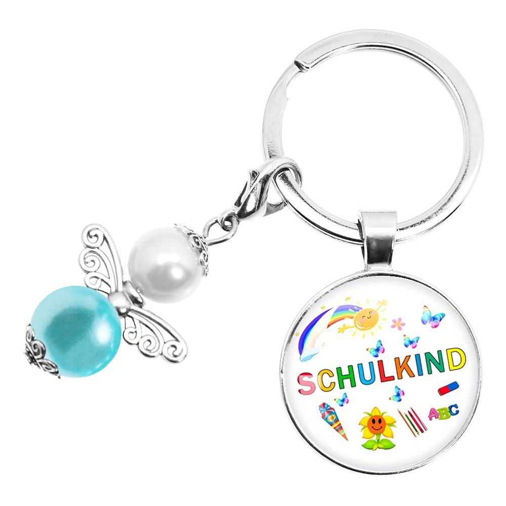 German Bee Angel Educator Back-to-School Schulkind Keychain Pendant Gift