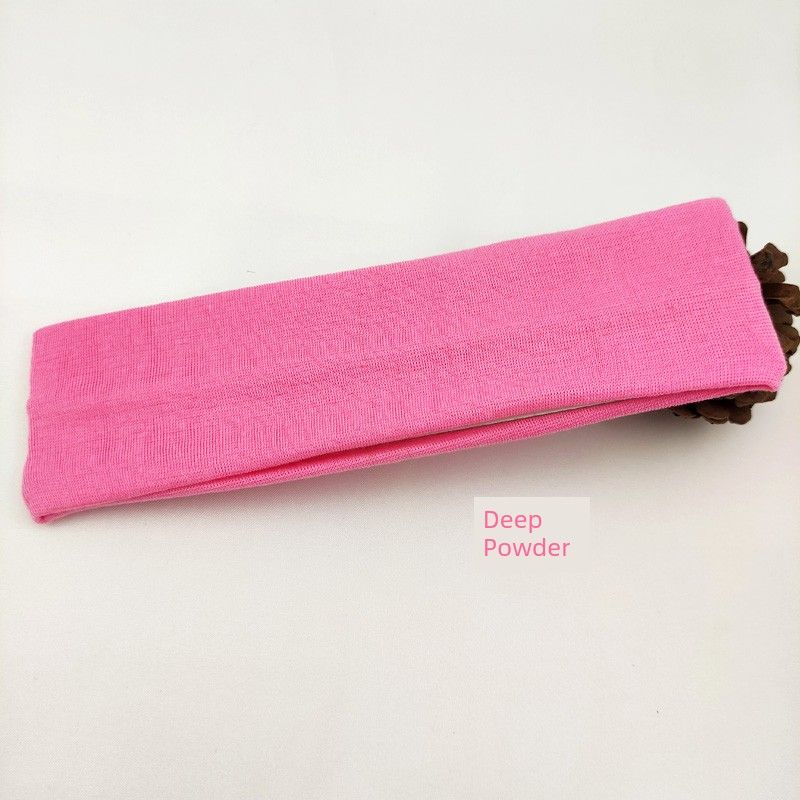 European and American Sports Fitness Outdoor Cotton Headband