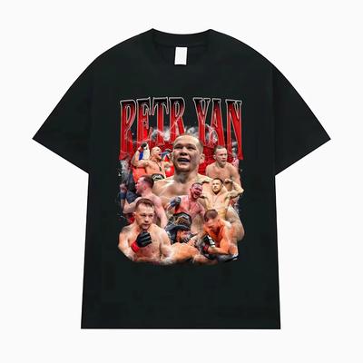 Camisetas Gráficas Vintage de Lucha de Petr Yan para Hombres Mujeres Harajuku Gótico Streetwear Camiseta Casual Oversize Unisex Harajuku alta calidad