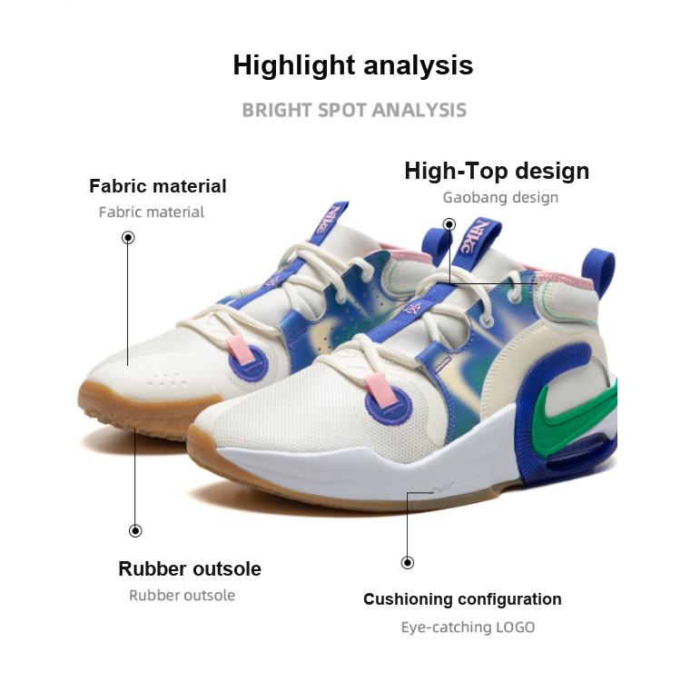 Nike Air Zoom Crossover 2 SE GS Sail Light Ultramarine Kids Sneakers Cream White Stadium-Green FN6675-500