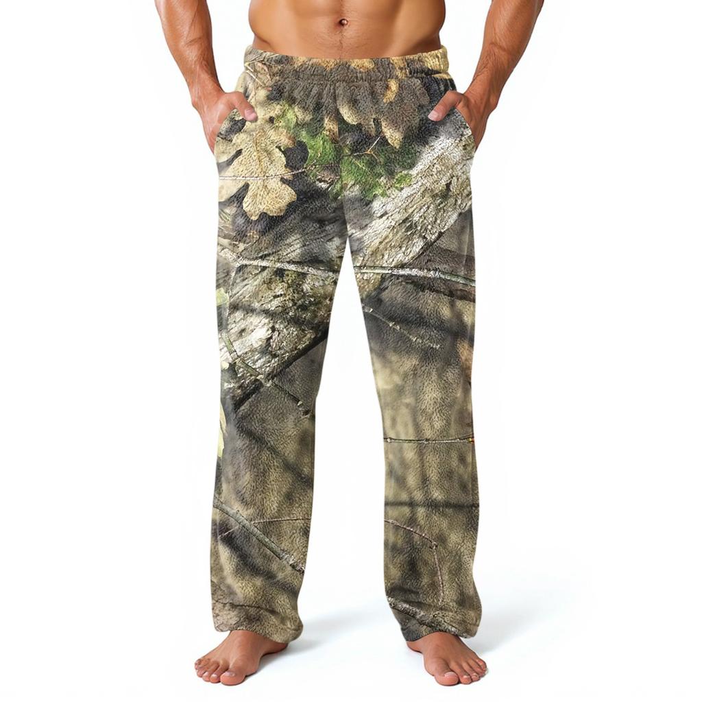 Herren Pyjamahose Bequeme Hose Mit Taschen Weiche Loungewear Nachtwäsche Lässige Pyjamahose