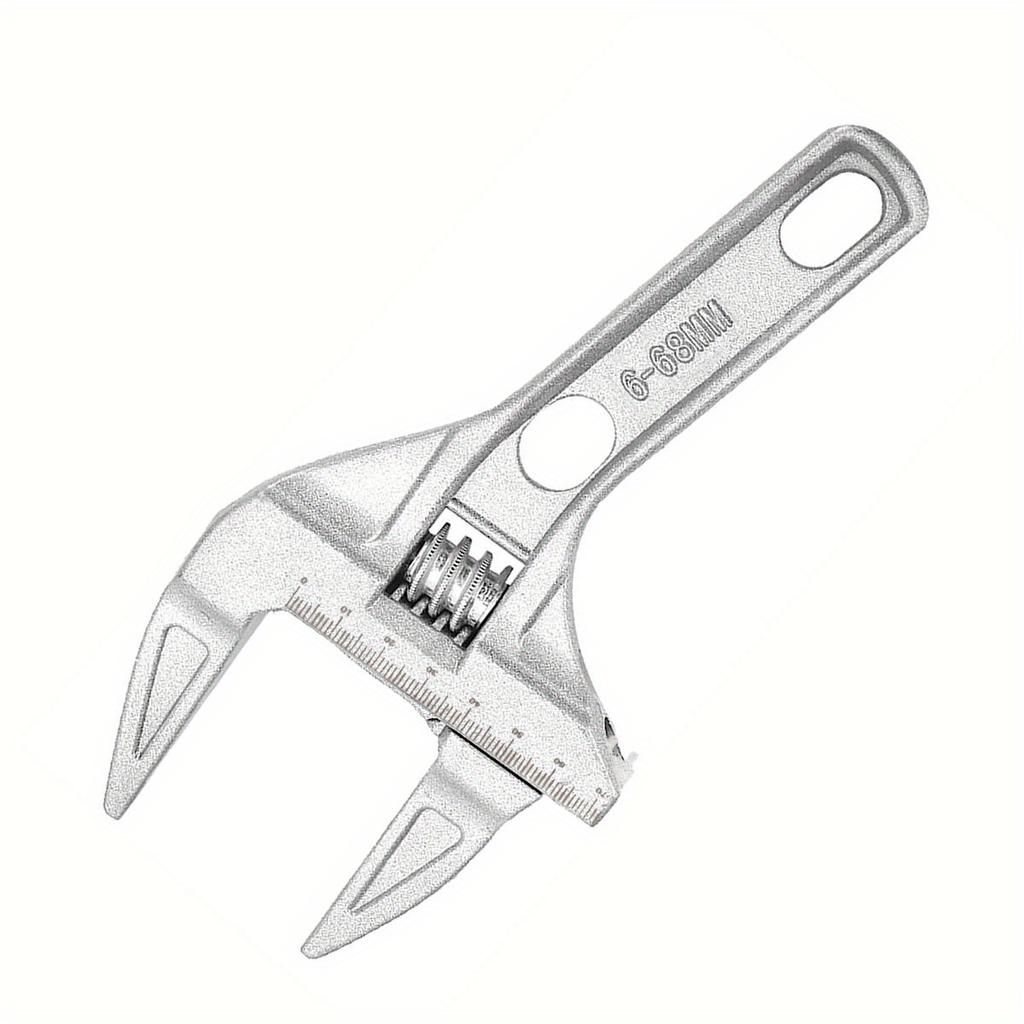 Sehfupoye Nastavitelný klíč Velký otvor Koupelnové klíče Klíče Široká čelist 16-68mm Hliníková slitina Klíče Hřídel Olovnice