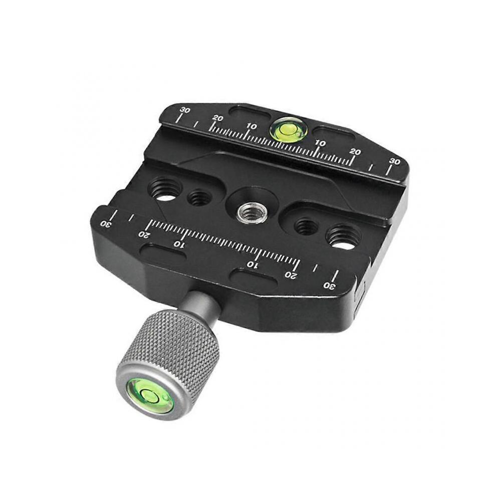 QR-70N 70mm Quick Release Clamp with 1/4 & 3/8 Thread & Bubble Levels Arca-style