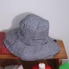 Korean Style Drawstring Bucket Hats Summer Fisherman Hat Fashion Plaid Sun Hats  Travel