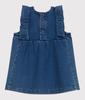 Dress A0CLK Blue 12 Months 74cm [Petit Bateau] One-piece