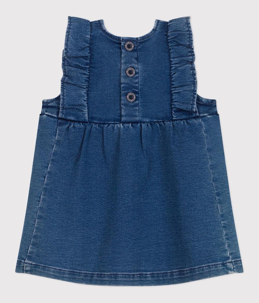 Dress A0CLK Blue 12 Months 74cm [Petit Bateau] One-piece
