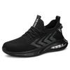 Steel Toe Safety Work Shoes With Anti-Puncture Sole Lightweight Breathable Construction Industry