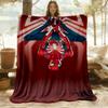 1pc Spider-Man Outdoor Blanket Lightweight Flannel, Soft & Warm, All-Season Use for Sofa, Outdoor, Camping, Living Room, Office035
