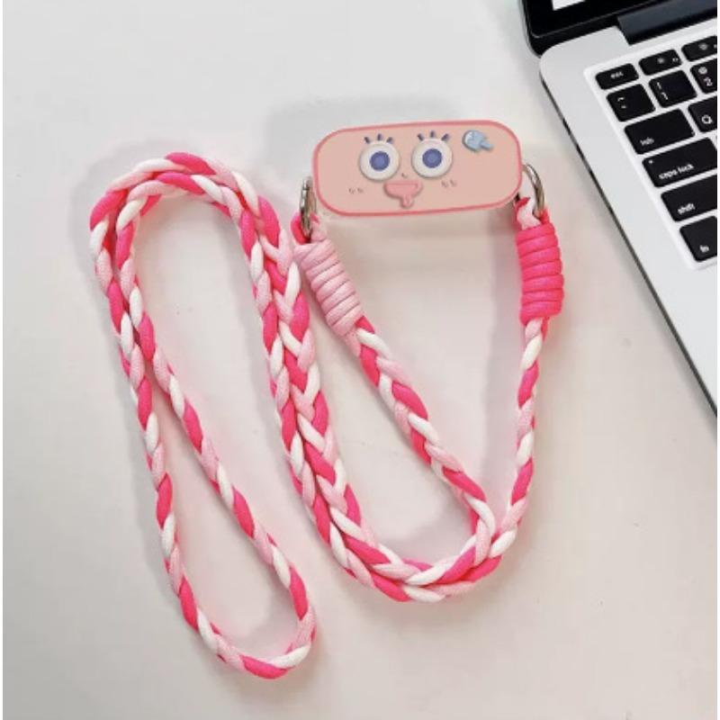 Detachable Crossbody Phone Case Clip Lanyard Cartoon Universal Anti Fall Strap