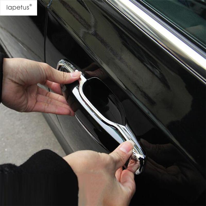 Car Outer Door Handle Frame Decoration Cover Trim For VOLVO XC60 XC90 S90 V90 2018 - 2024 ABS Chrome Accessories Exterior Kit
