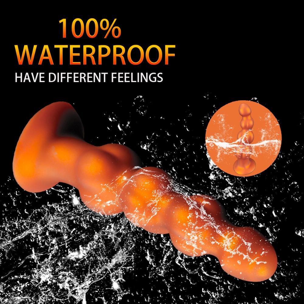 4-Bead Anal Beads Heteromorphic Anal Expander Unisex SM Sex Toy Backdoor Pleasure Tool for Adult Masturbation