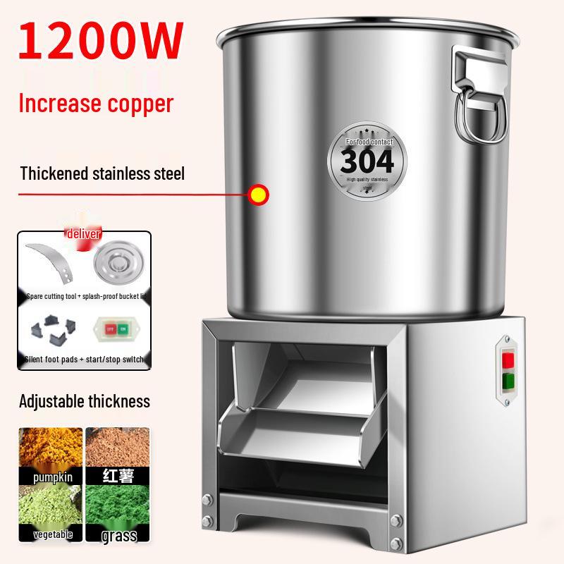 Stainless Steel Vegetable & Grass Chopper and Chicken Feed Grinder