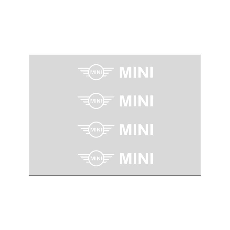 4 stk. Klistremerker for bildørhåndtak Dekaler for dekk og bakspeil For Mini Cooper One S Clubman R50 R53 R56 R60 F55 F56 R57 R58 R59