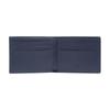 COACH Billfold Wallet 10 Signature Flip Closure Card Holder Coated Canvas Jacquard and Calf Leather Card Holder Regular Men's Dark Blue dark blue
