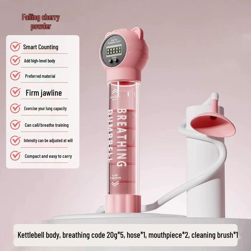 Haltere de Respiração Portátil para Treino Abdominal, Pulmonar, V-Line, Assoalho Pélvico e Musculatura Facial