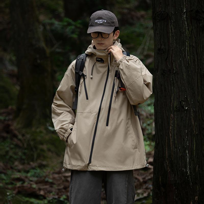 New Autumn and Winter Jacket Outdoor Men and Women Japanese Hooded Jacket Jacket Functional Loose Couple Jacket