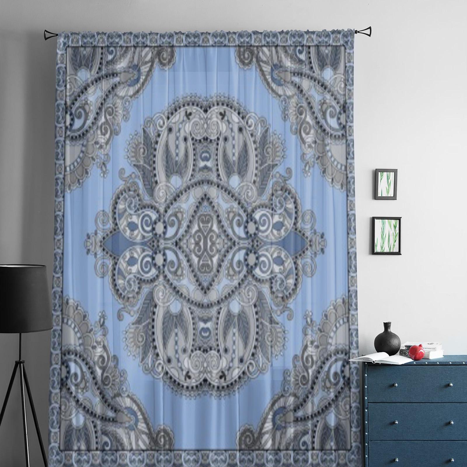 Традиционные декоративные цветочные пейсли-банданы — фото 3