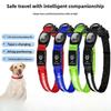 Waterproof Glowing Dog Collar with AirTag Holder, 2-in-1 Rechargeable LED Pet Collar for Night Safety & Tracking, Lasts Up to 8 Hours
