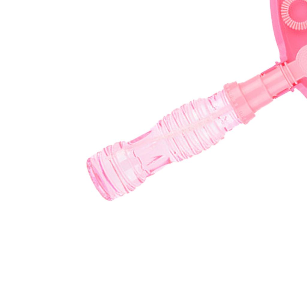 Windmühle Seifenblasenstab Abnehmbar Mehrloch Kinder Windrad Seifenblasenmaschine für Reise Outdoor Rosa