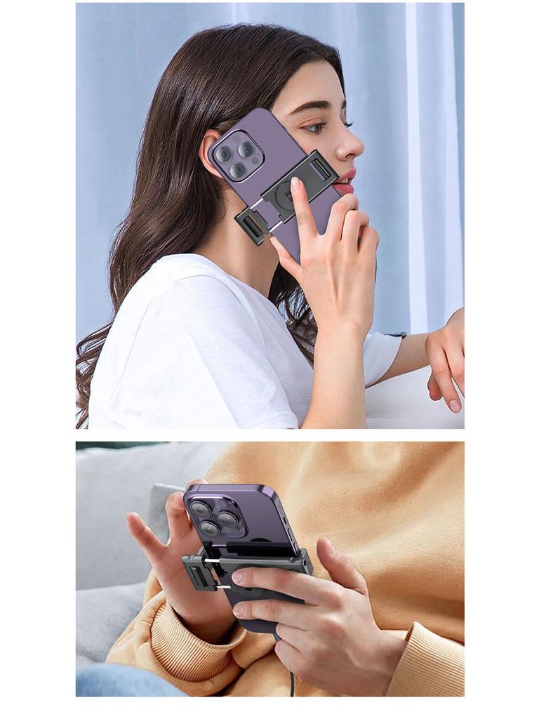 P02 Mobile Gimbal: AI Face Tracking, Live Streaming, Panoramic Stand, Anti-Shake Phone Holder