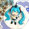 Em Estoque Anime Hatsune Miku Versão Q Feito à Mão Figuras de Ação Dormindo Modelo de PVC Decoração Moda de Animação Brinquedo Presentes de Feriado