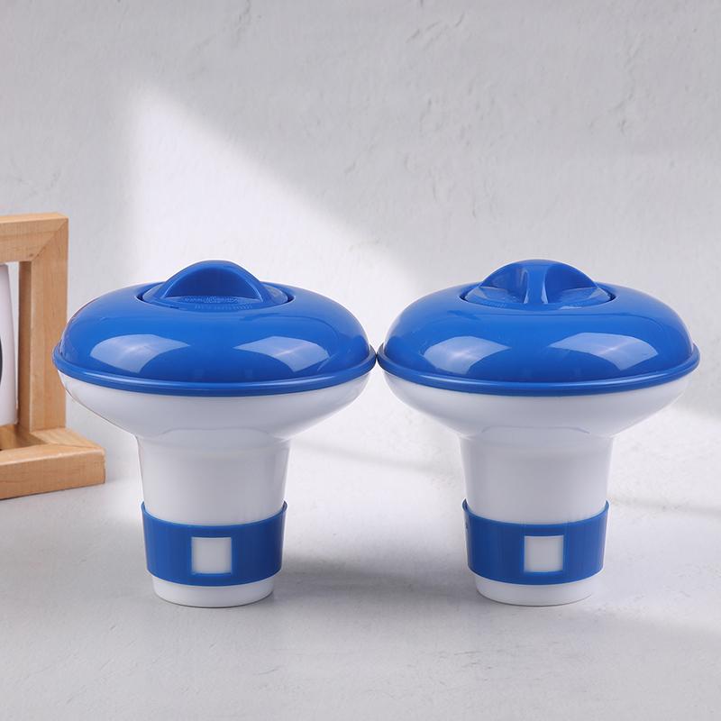 Flytende Svømmebasseng Medisinsk Klor Tablett Badekar Flyter Renseverktøy Auto Dispenser Slitesterke Utendørs Basseng Renseverktøy